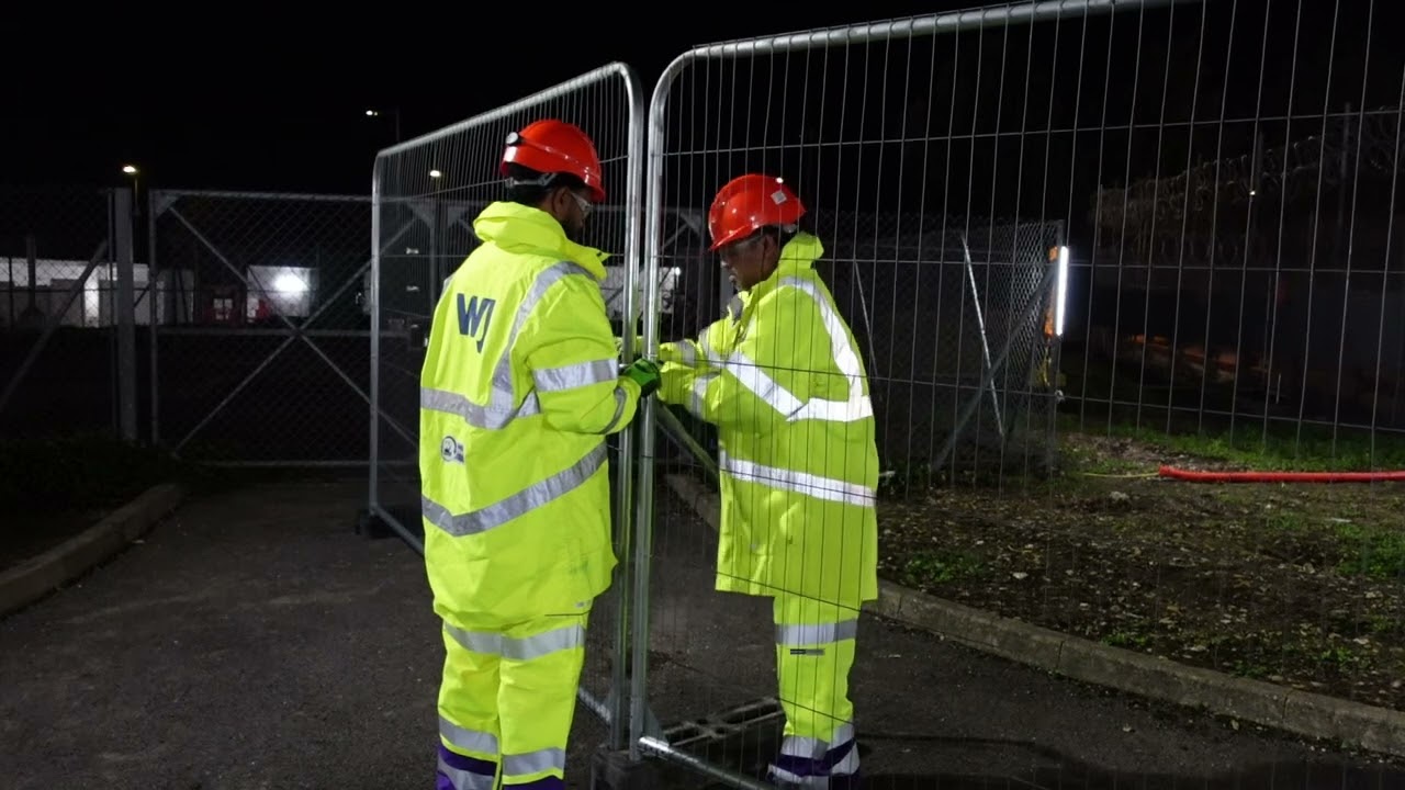Heras Fencing Installation WJ
