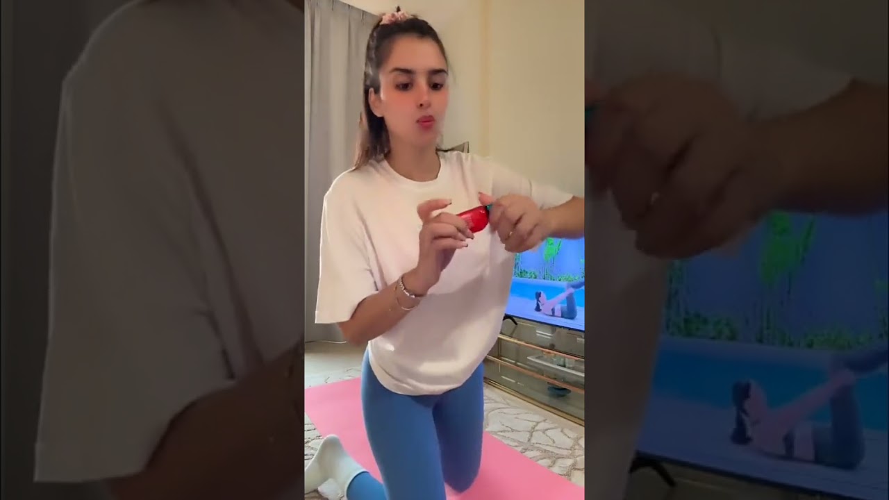 تمارين رياضيه لميس دعاء 😍