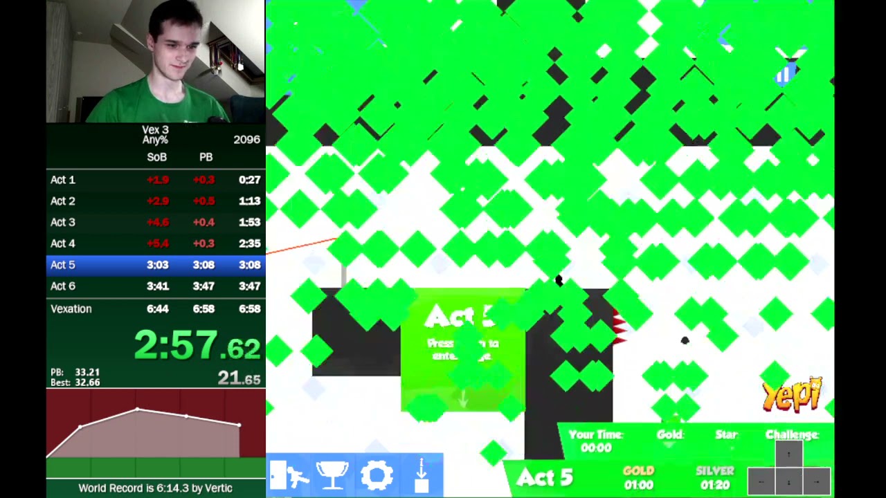 [WR] Vex 3 All Acts Speedrun in 6:54.23