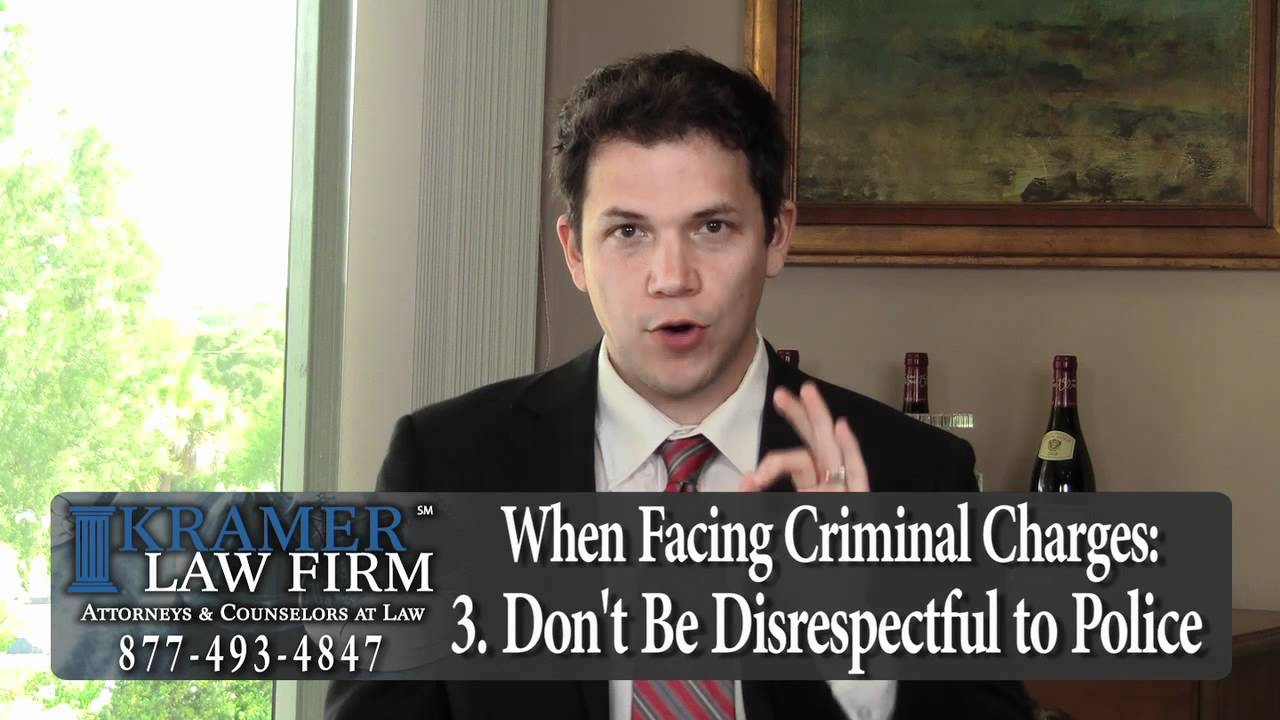 Orlando Criminal Defense Attorney - 5 Things NOT to do When Facing Criminal Charges