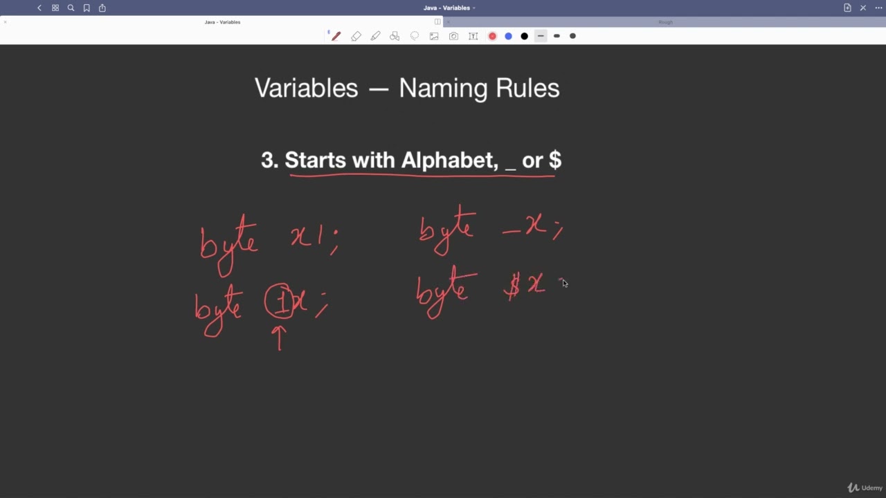 2.4 : Rules for Variable Names | [Abdul Bari] Java Course