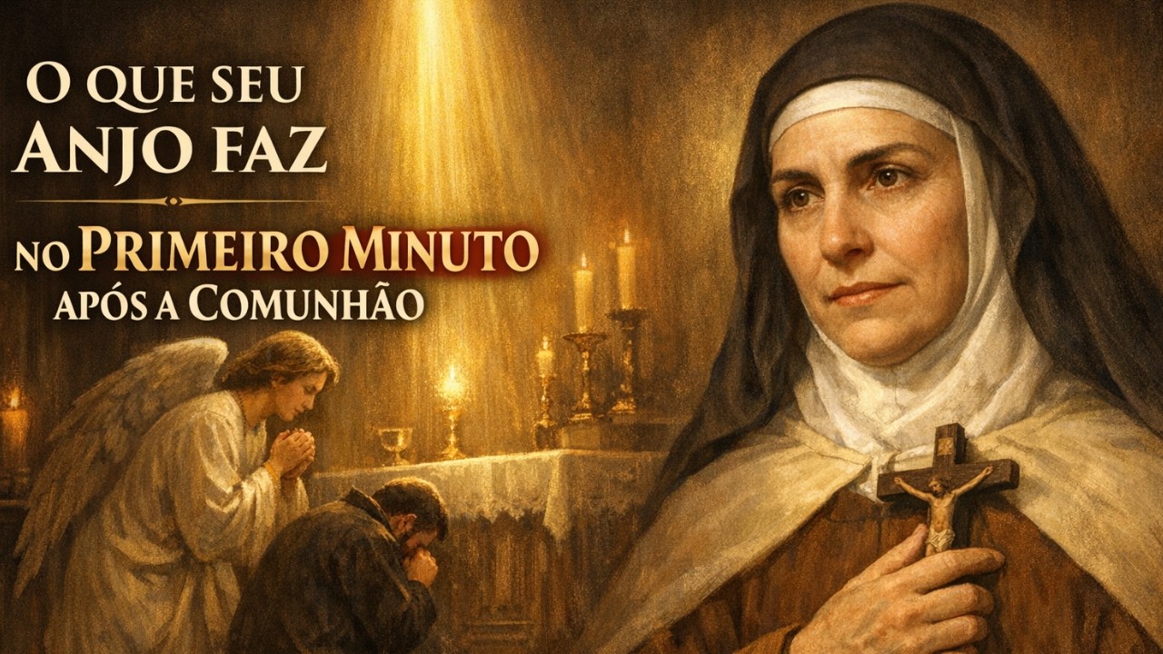 Santa Teresa O que o seu anjo da guarda faz no primeiro minuto após você receber a comunhão