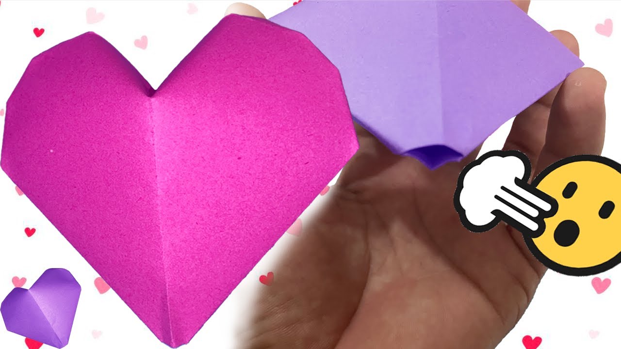 Corazon de papel INFLADO❤️😮‍💨