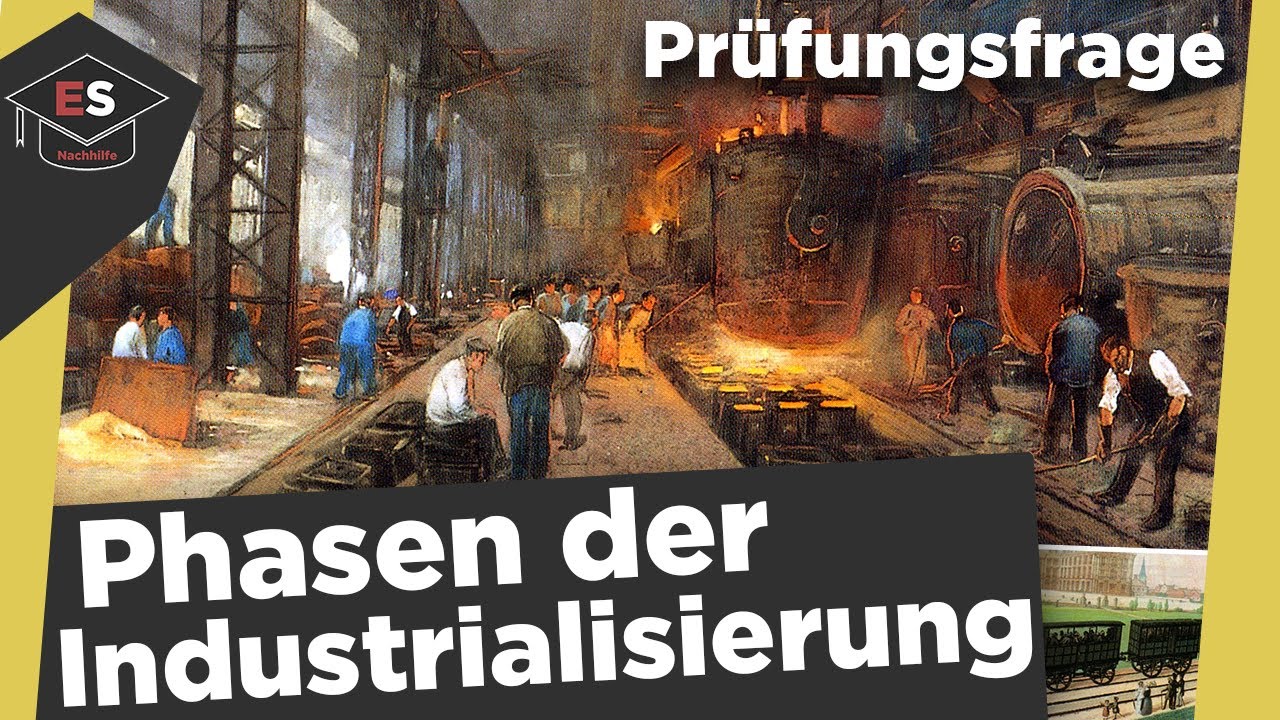 Phasen der Industrialisierung - Wie verlief die Industrielle Revolution? Industrialisierung erkl&auml;rt!