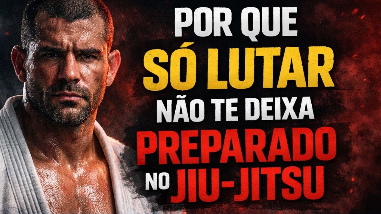PORQUE SÓ TREINAR NÃO TE DEIXA PREPARADO PARA O JIU-JITSU.