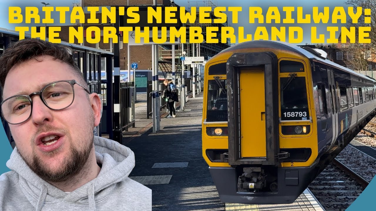 NORTHUMBERLAND’S BRAND NEW RAILWAY 🚆 Newcastle to Ashington on the Northumberland Line