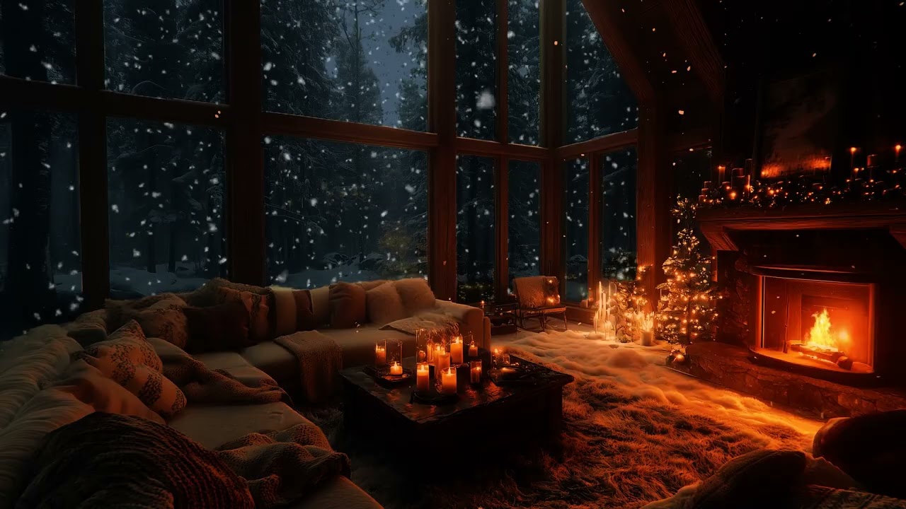 Wind and Fireplace Sounds for a Quiet Night of Reading and Relaxation