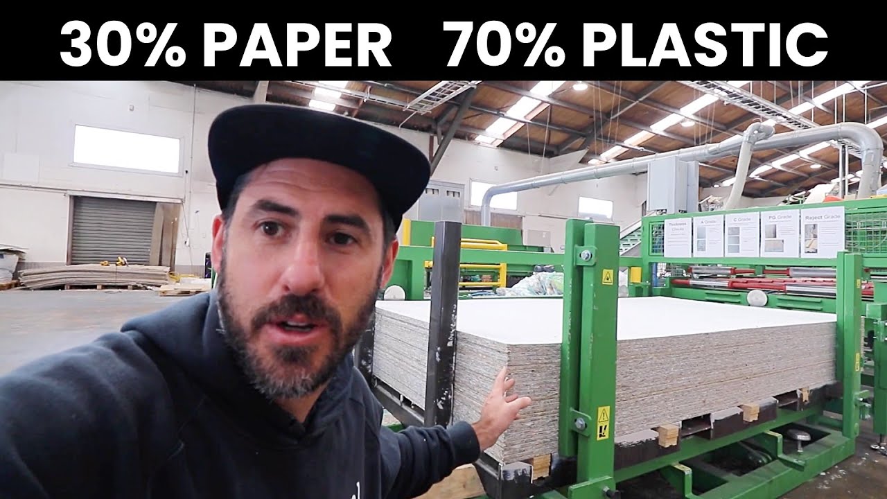 Turning plastic into Drywall!!!