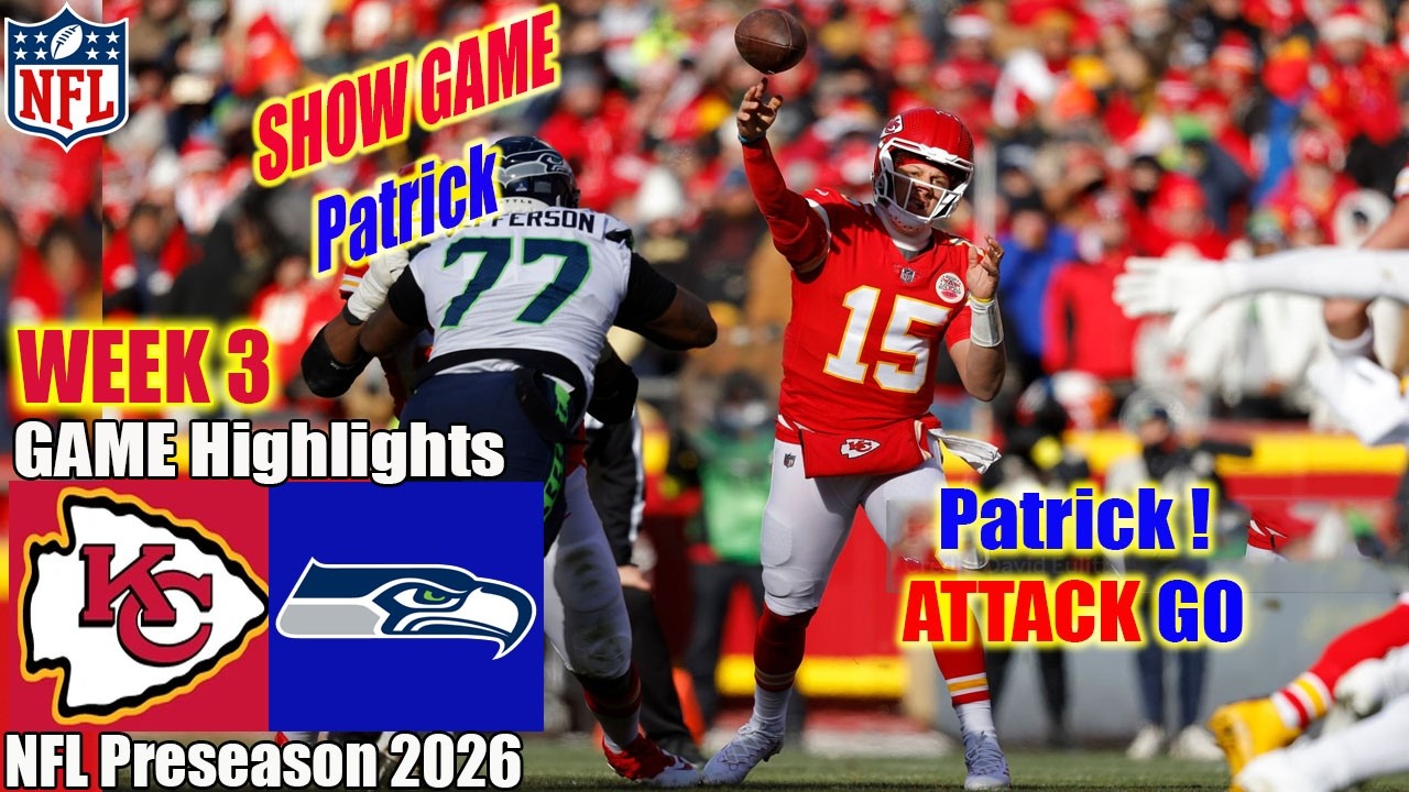 Seahawks против Chiefs | 28 авг. 2026 г. | Полный обзор матча | Предсезонка НФЛ 2026