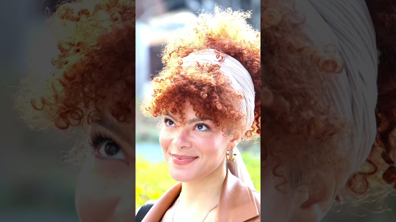 Flexi rod set on curly hair #shorts #curlyhairstyles