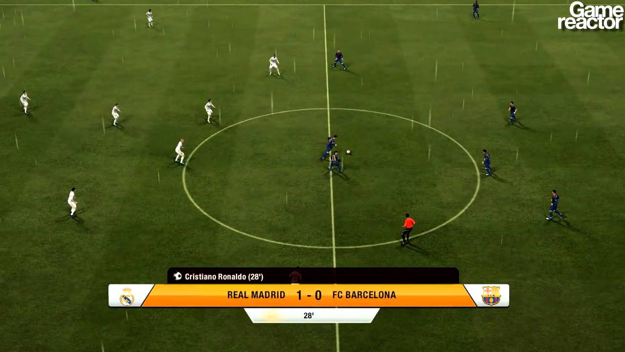 FIFA 12 gameplay Real Madrid CF - FC Barcelona
