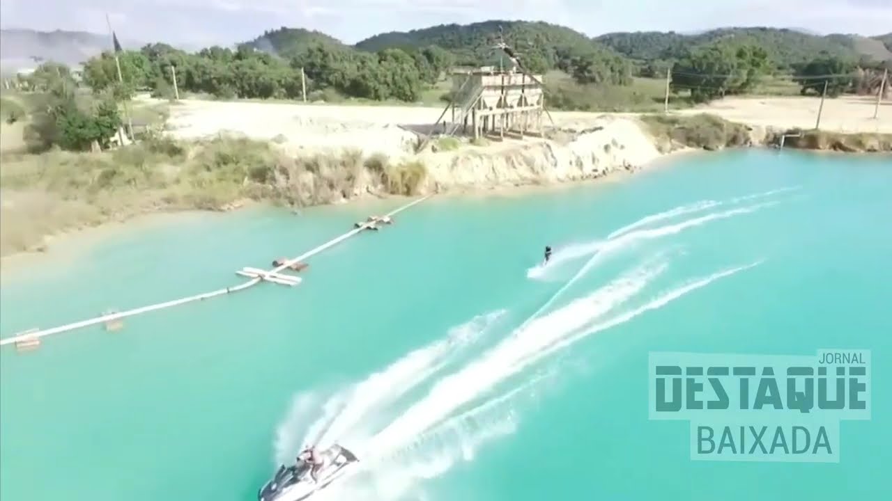A lagoa azul que fica na Baixada Fluminense