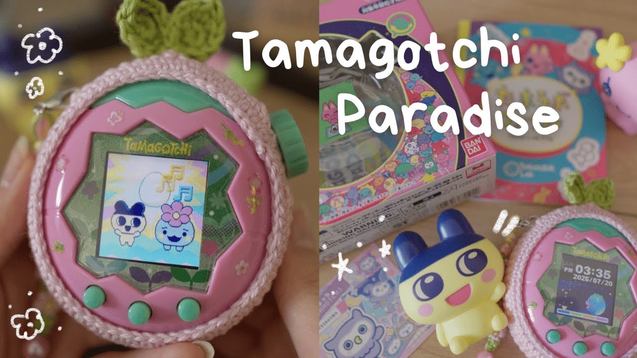 Новый рай Тамагочи 🌸│ Розовая страна: распаковка, первые впечатления и прохождение ✨