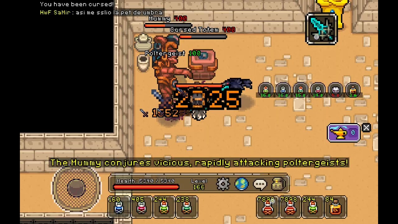Curse of Aros gameplay - Mummy Solo this time