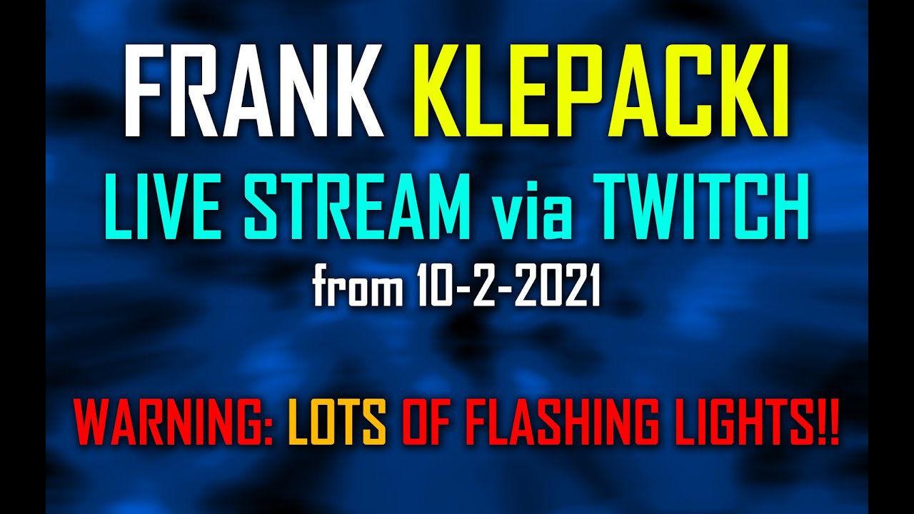Frank Klepacki Live-Stream Show from 10-2-2021