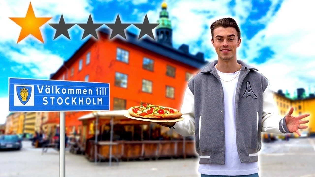 TESTAR de 3 SÄMSTA restaurangerna i STOCKHOLM! (Pizza, Pasta, Sushi)