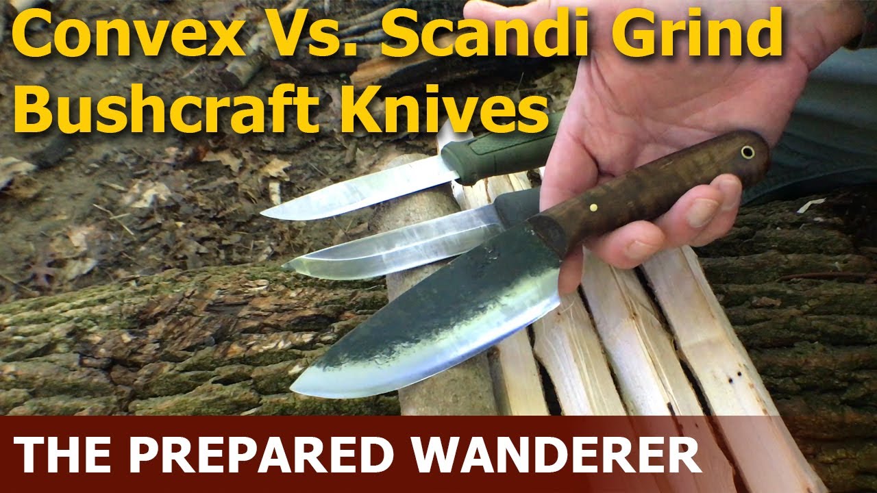 Ножи Convex vs Scandi Grind Bushcraft