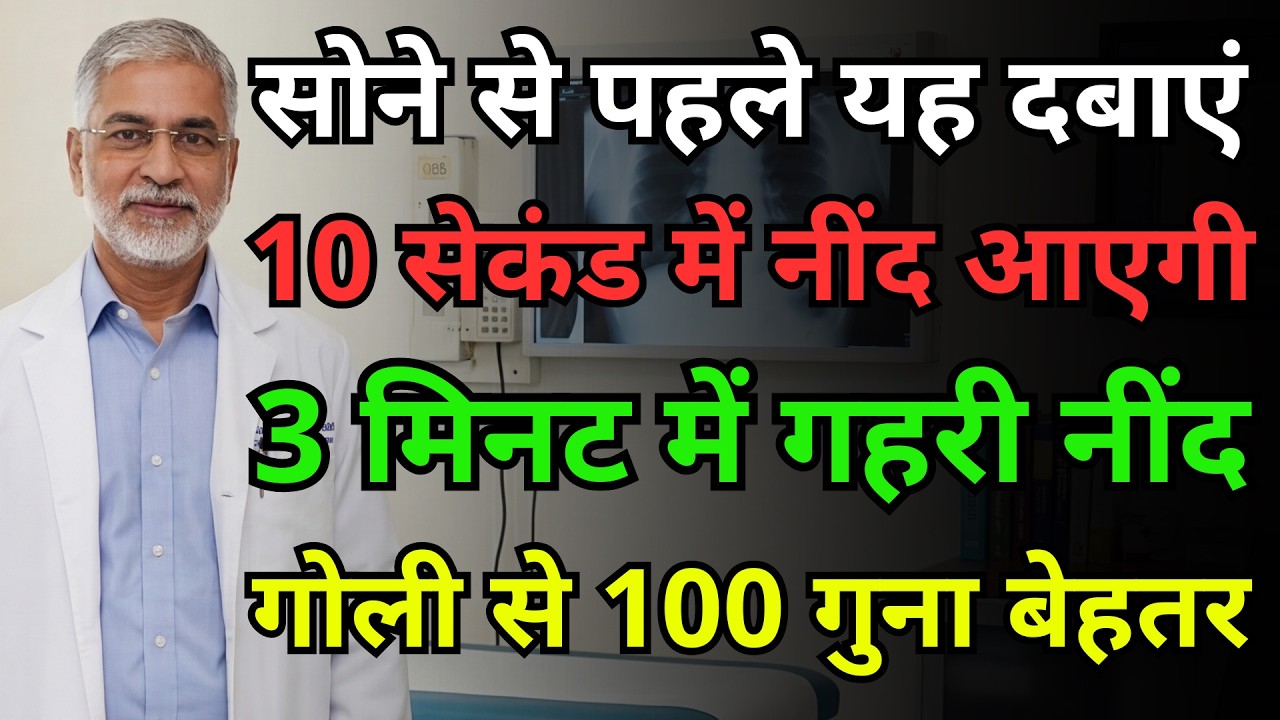 सालों पुरानी अनिद्रा का रामबाण इलाज! रोज़ 10 सेकंड यह बिंदु दबाएं, गहरी नींद और गुलाबी निखार पाएं।