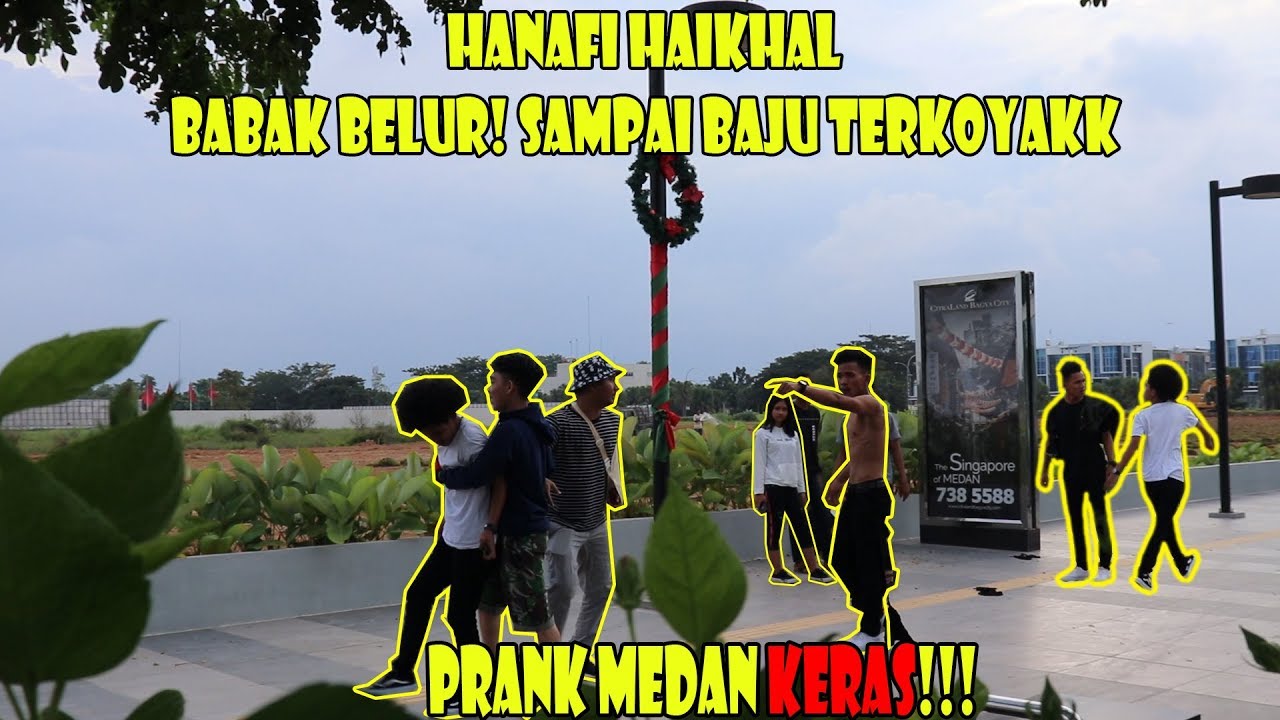 PRANKSTER MEDAN HAIKAL HANAFI BAKU H4NT4M SAMPAI BAJU RO8EK RO8EK  |PRANK INDONESIA | KING BOTAK