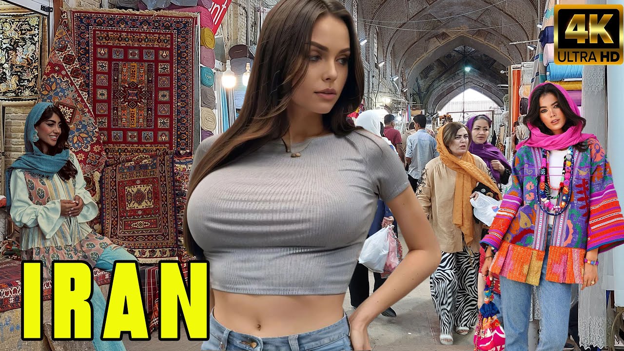 Iran 🇮🇷 Shiraz / Walking Tour 4K HDR Grand Bazaar / 2024 REAL LIFE VLOG
