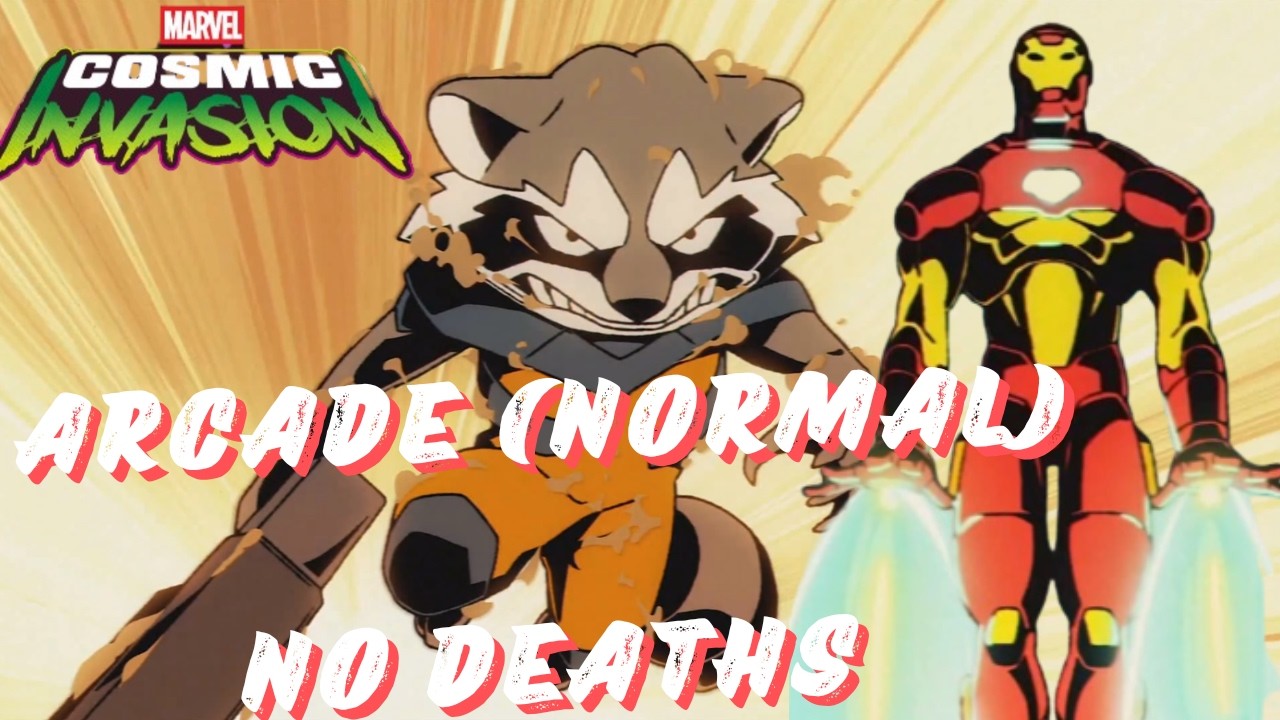 Marvel Cosmic Invasion / Arcade (normal) / Iron Man &  Rocket / No Death