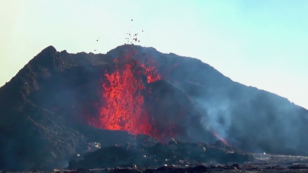 Eruption Volcano Geldingadalur Iceland