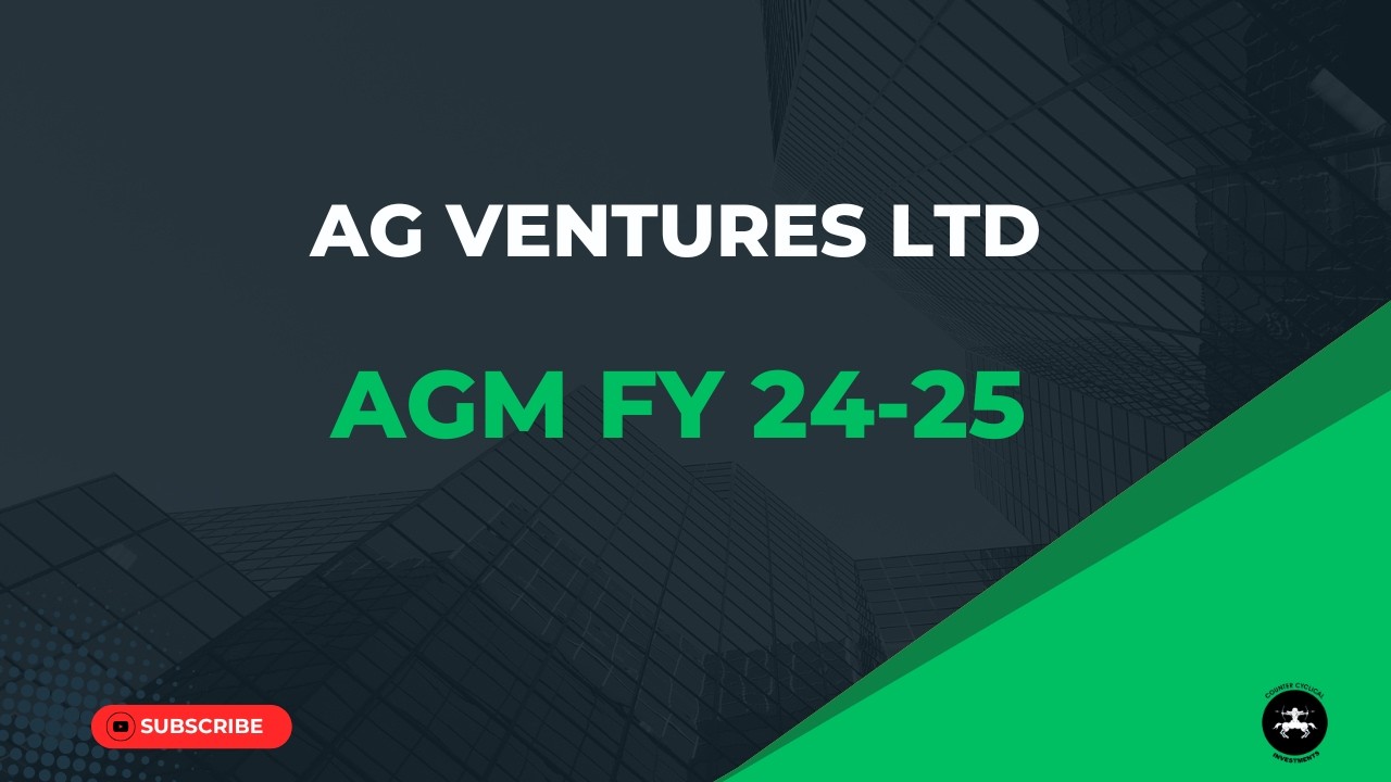 AG Ventures Ltd AGM FY 24 25