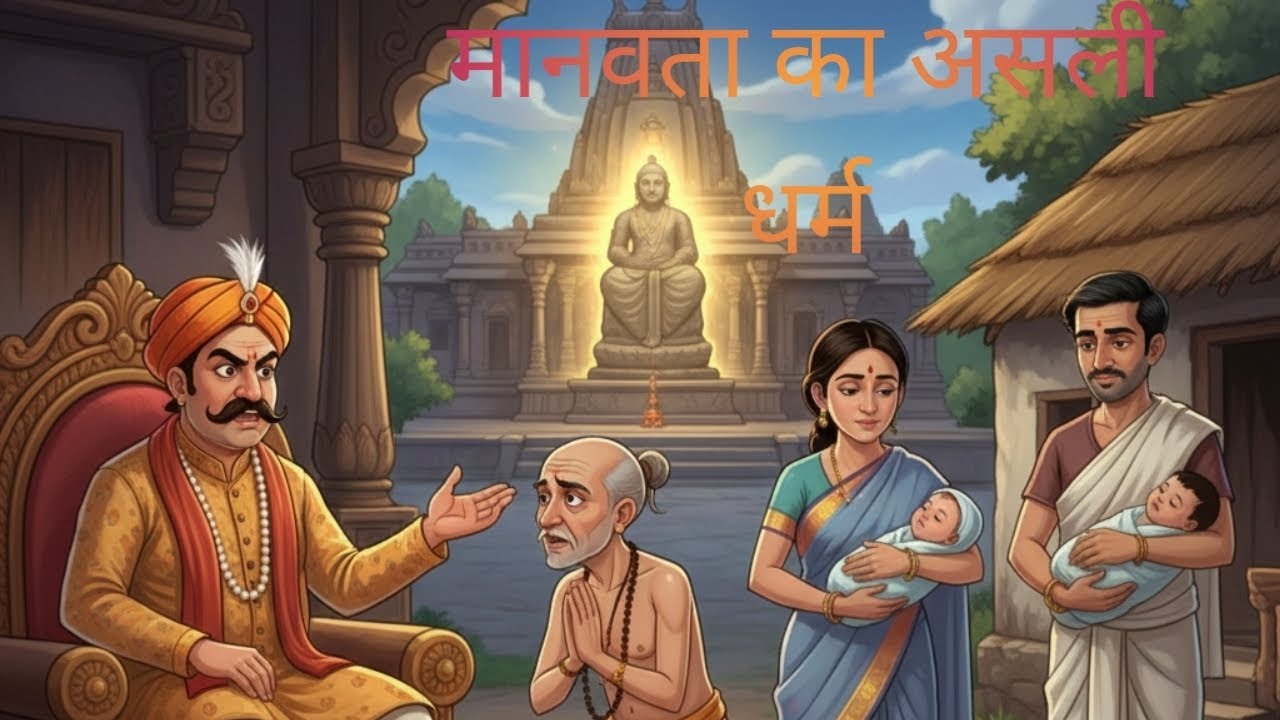 मानवता का असली धर्म | गरीबों और अमीर के बीच भेदभाव |Manavta ka asali Dharm | Hindikahani_toon
