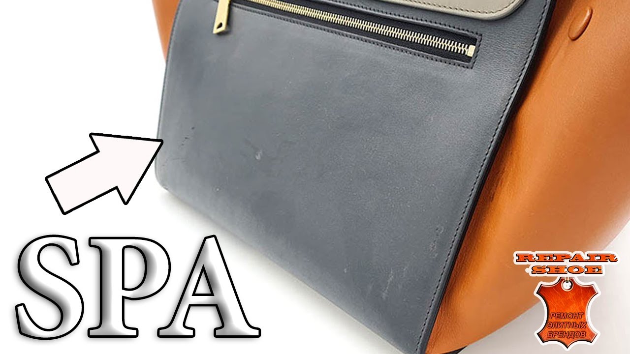 Celine bag color repair (Restoration leather bag)