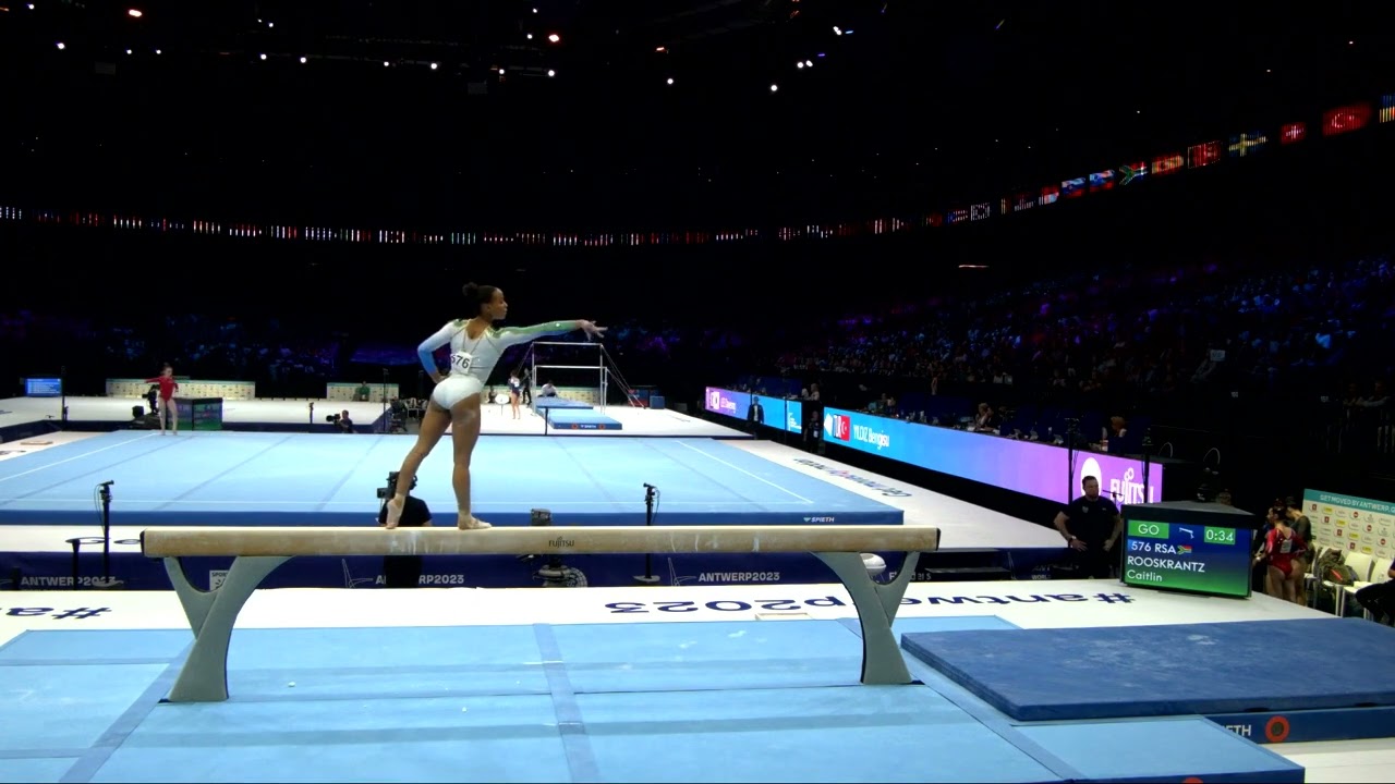 ROOSKRANTZ Caitlin (RSA)_2023 Artistic Worlds, Antwerp (BEL)_Qualifications_Balance Beam