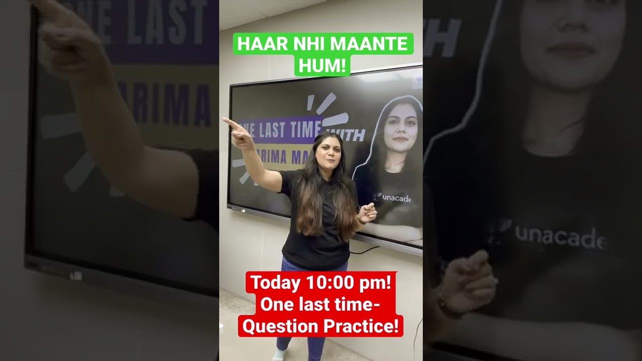 One Last Time Best Question Practice With Garima Ma'am! #neet2022 #neetmotivation #garimagoel