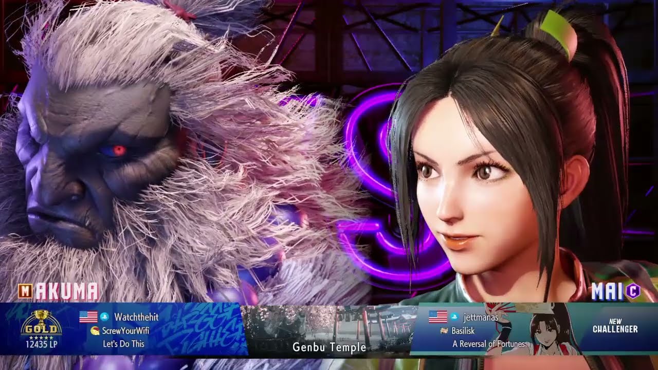 Street Fighter 6_Mai vs Akuma (Casual)