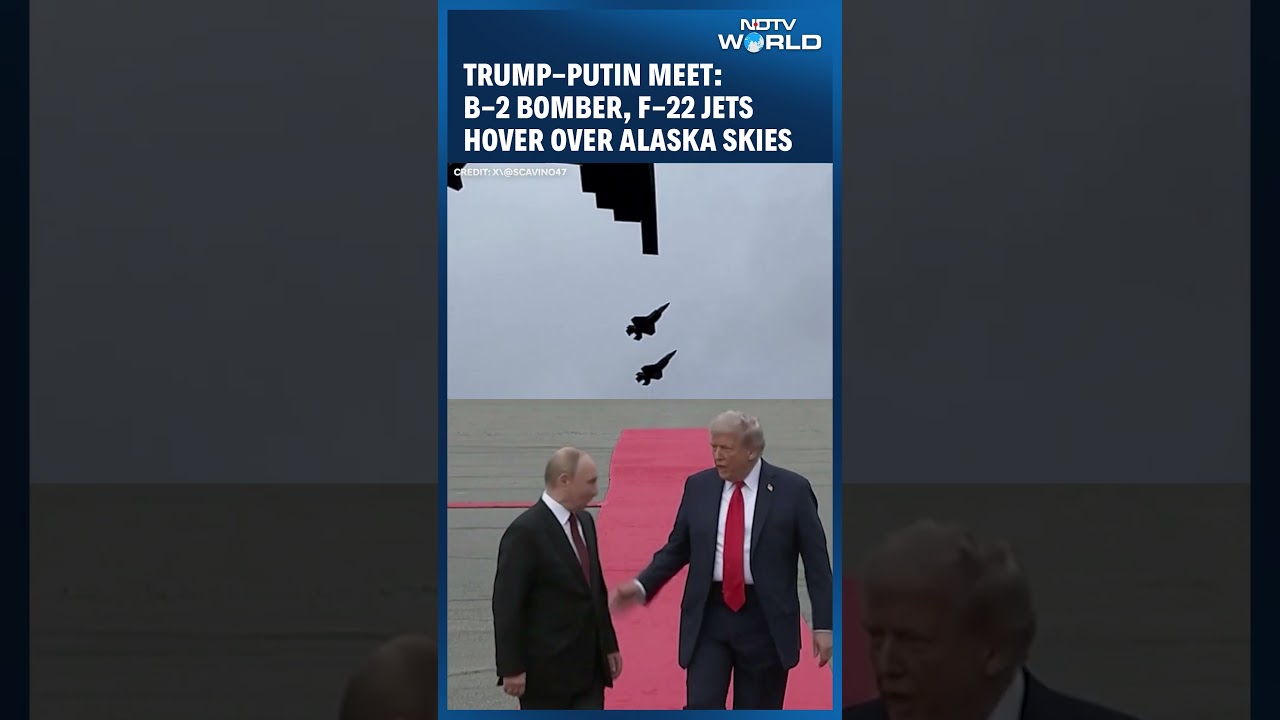 Donald Trump-Vladimir Putin Meet: B-2 Bomber Hovers Over Alaska Skies