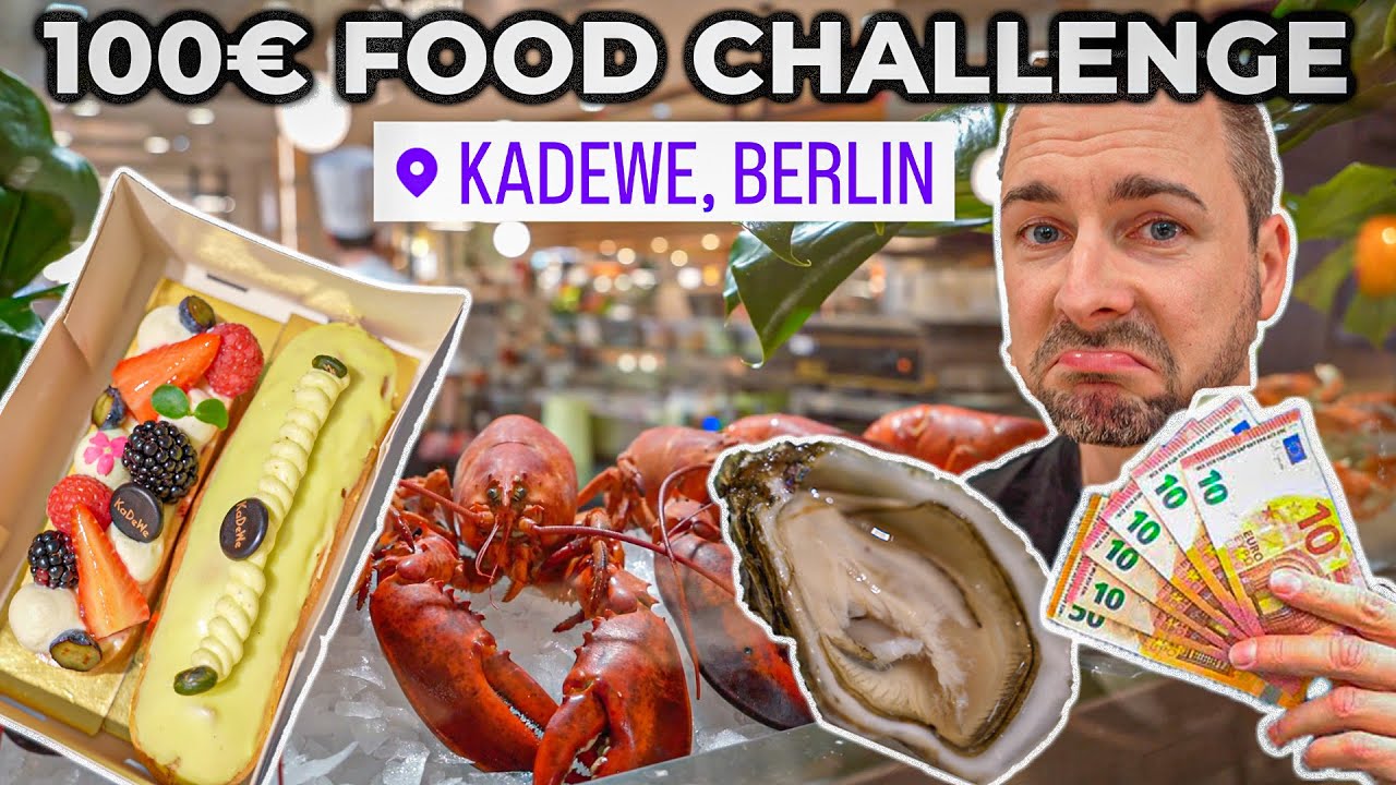 100&euro; im LUXUS Food Court ausgeben? Food Challenge in Berlin!