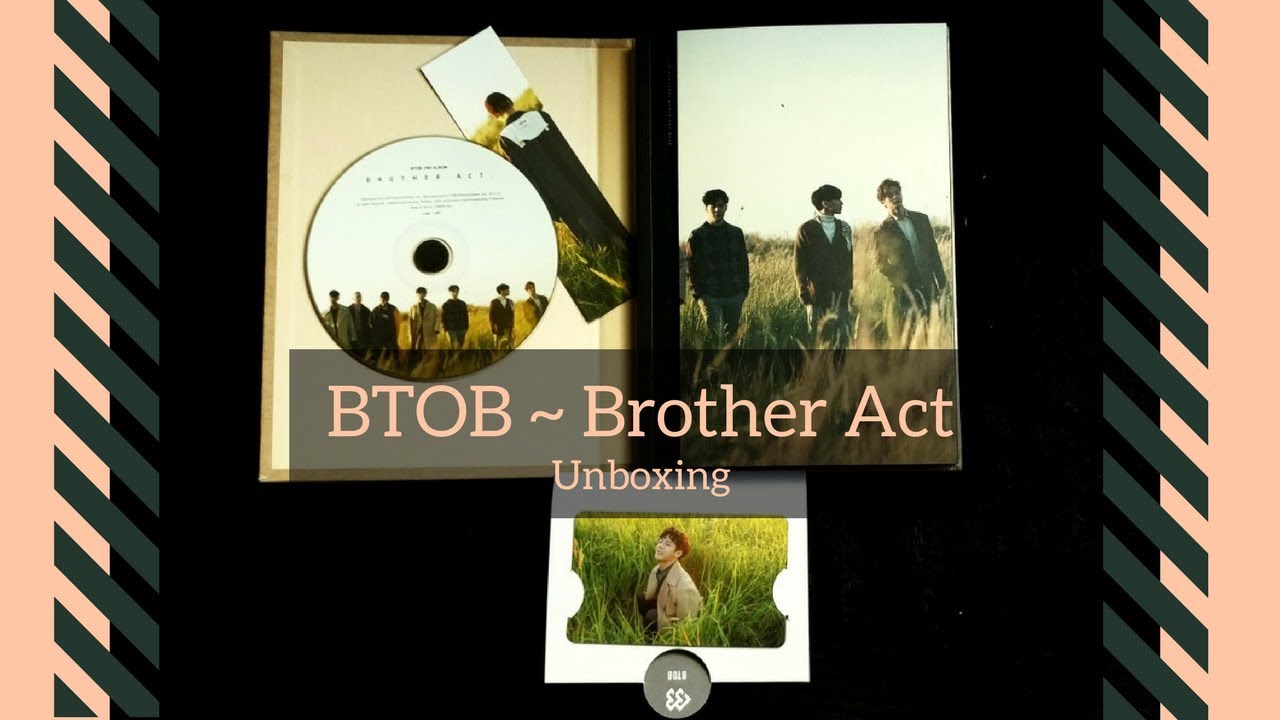 BTOB- Brother Act unboxing