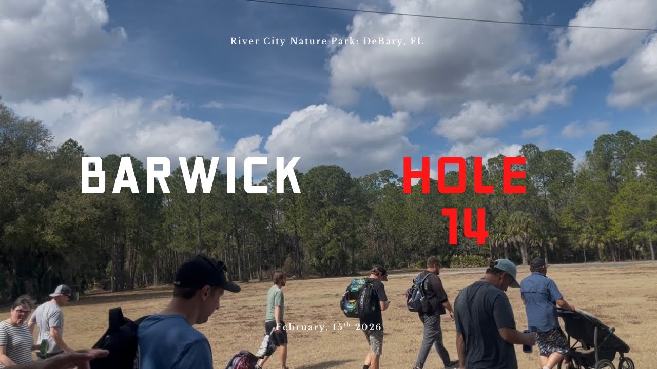 Disc golf @ Barwick - hole 14. River City Nature Park, DeBary, FL 2/15/2026