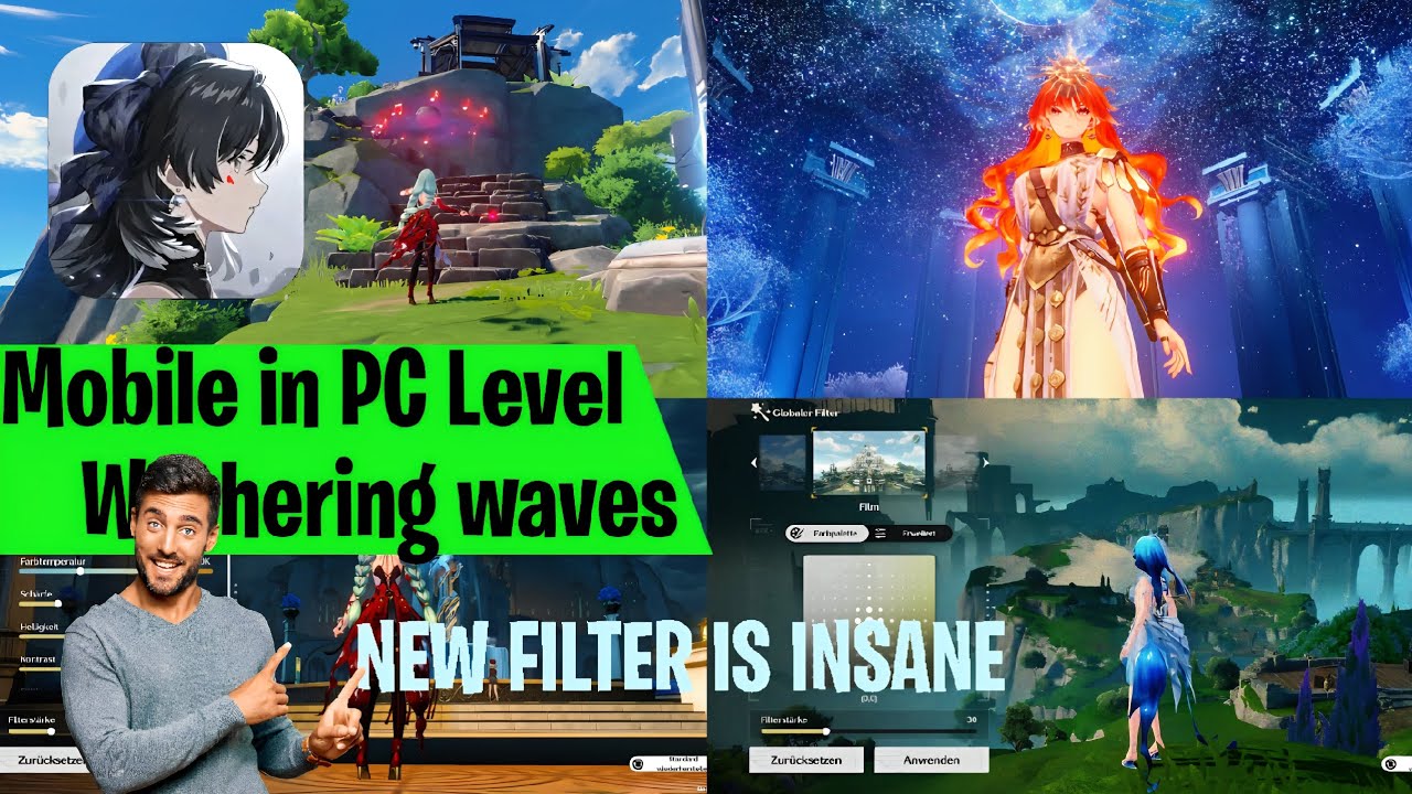 wuthering waves mobile is now Pc Level❓️🤔✅️