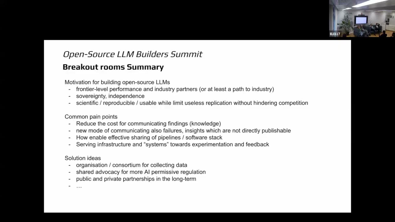 2nd Open-Source LLM Builders Summit - Conclusion & final remarks