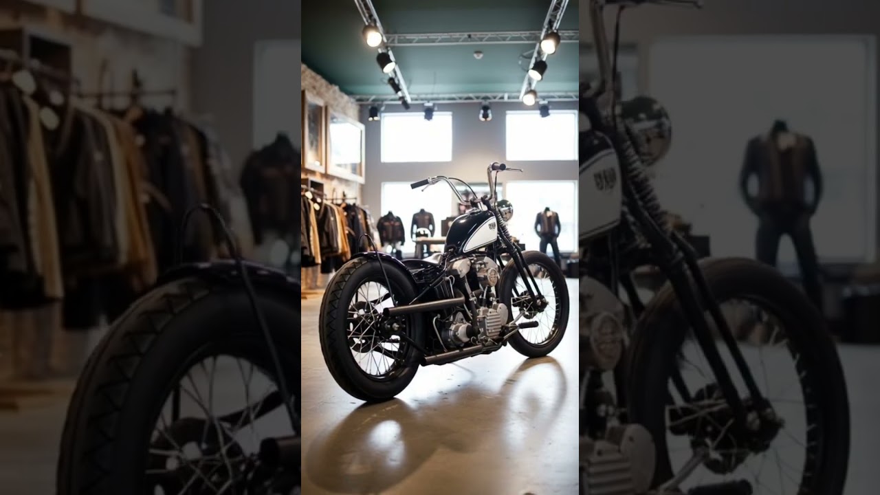 Кастомизированный Harley Davidson #чопперстиль #автомобиль #harleydavidson #байкеры #байкер #байк...