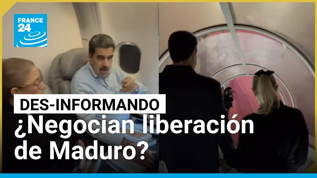 ¿Hay un acuerdo entre Estados Unidos y Venezuela para la liberación de Maduro? • FRANCE 24