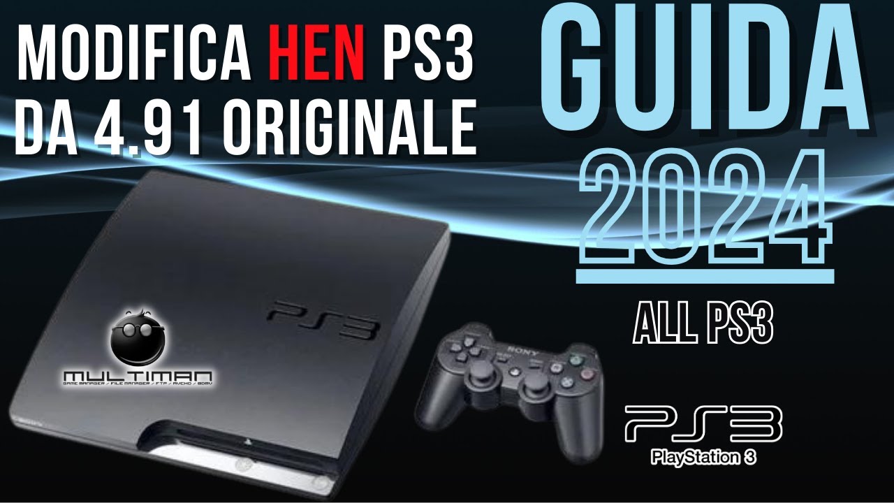 MODIFICA PS3 2024 HEN 4.91 #modding #2024 #ps3 #hen #hfw