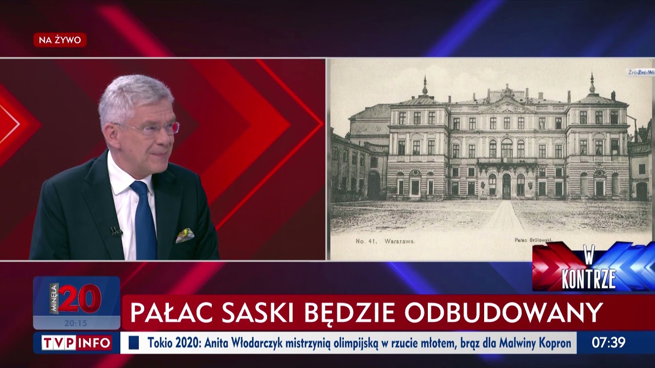 #WKontrze. Pałac Saski będzie odbudowany. Stanisław Karczewski: Tam biło serce Warszawy