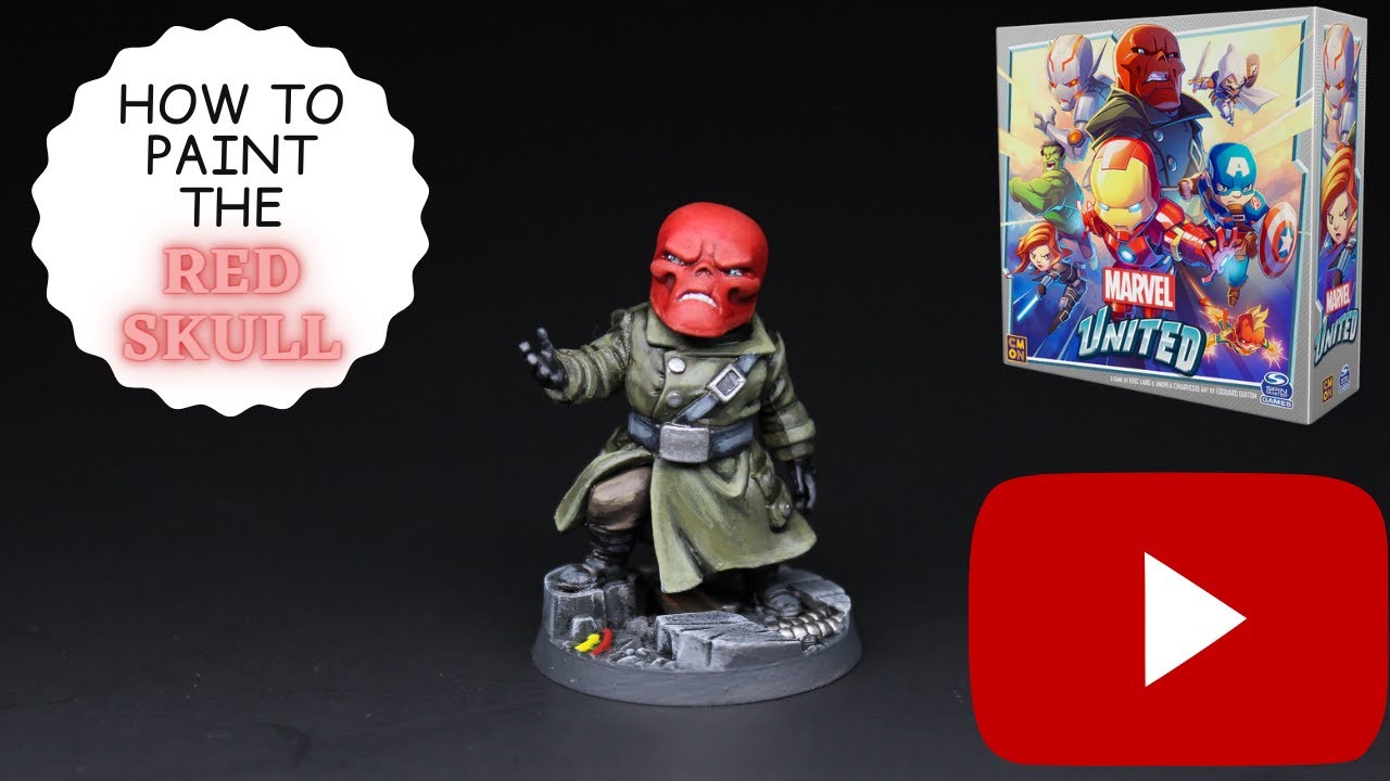 How to Paint Red Skull from Marvel United!