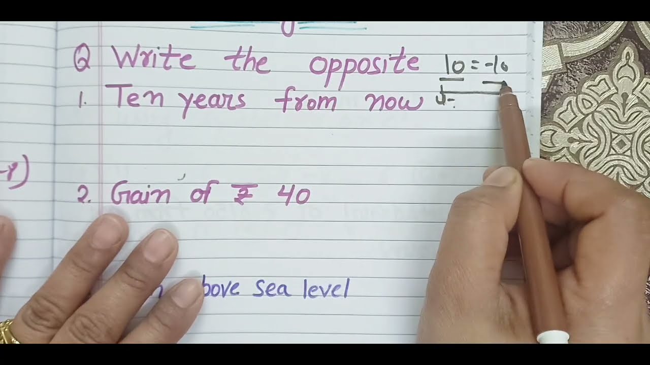INTEGERS IMPORTANT QUESTIONS CLASS 6TH | MOST EXPECTED  CBSE 