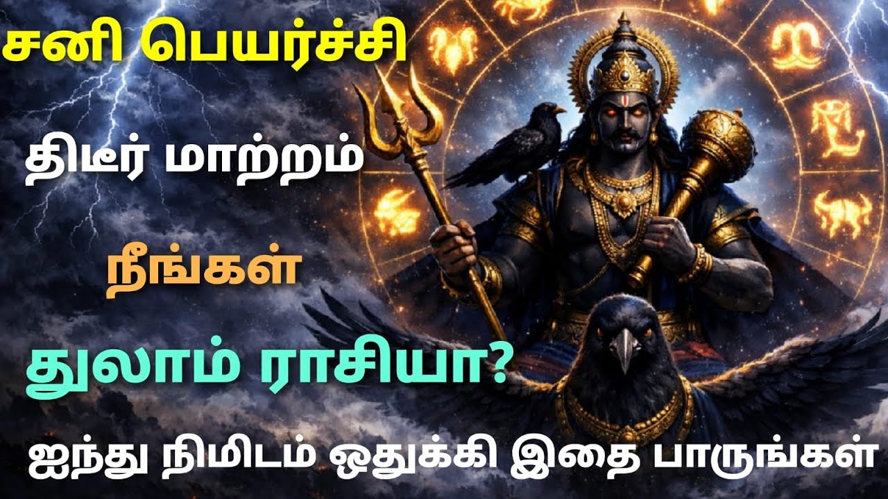 sani peyarchi 2026 to 2029 tamil thulam rasi | சனி பெயர்ச்சி பலன்கள் துலாம் ராசி | thulam rasi palan