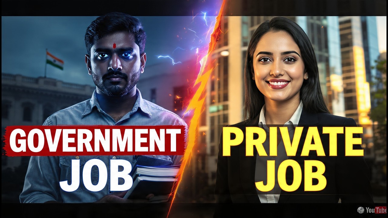 Government Job vs Private Job 2026 – असली सच्चाई जो कोई नहीं बताता | Crazy Fuchu #viral #india