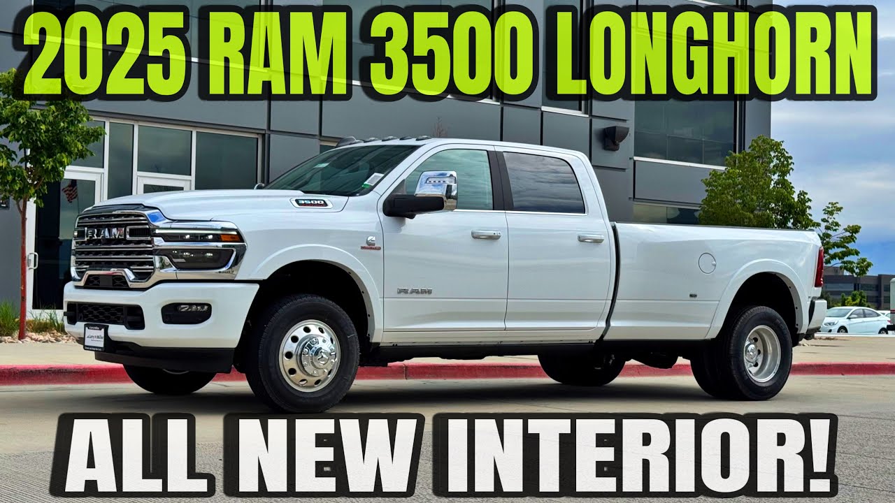 2025 RAM 3500 Limited Longhorn: The Cowboy Truck Gets A New Interior!