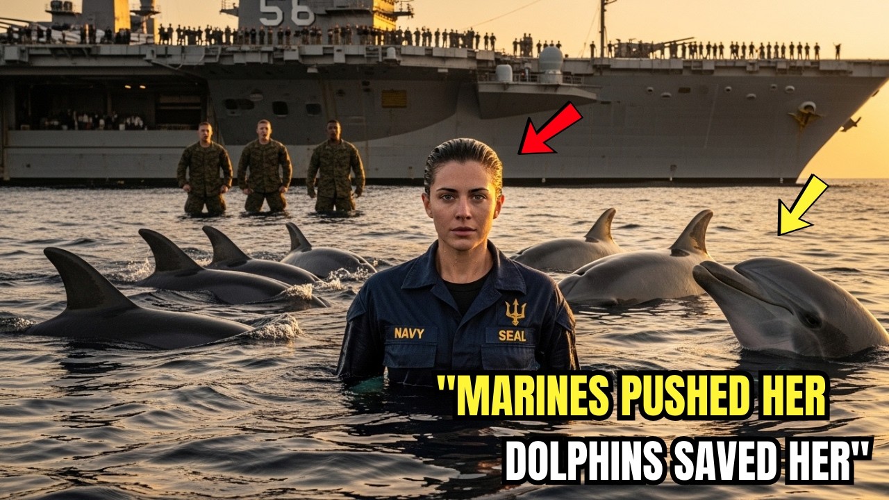 They Pushed Her Overboard    Then Saw The SEAL Trident On Her Chest