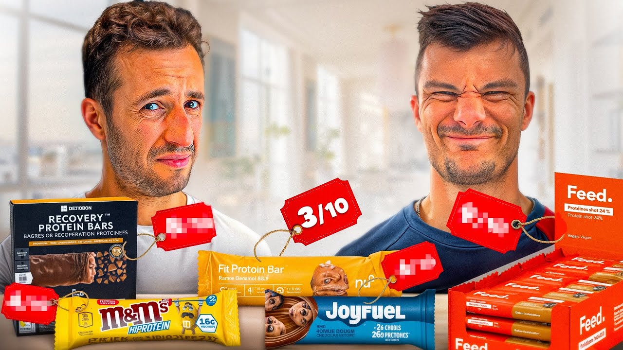 On classe les pires et meilleurs barres protéinées du marché ! CHOQUE par la PIRE !
