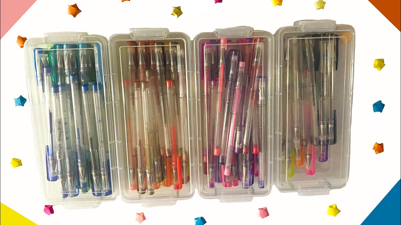 Organizing ALL MY 100 Gel Pens! #organization